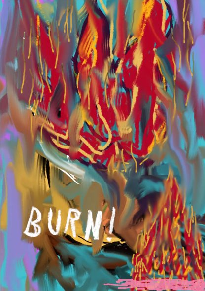 BURN! limitierter Kunstdruck – Bild 3